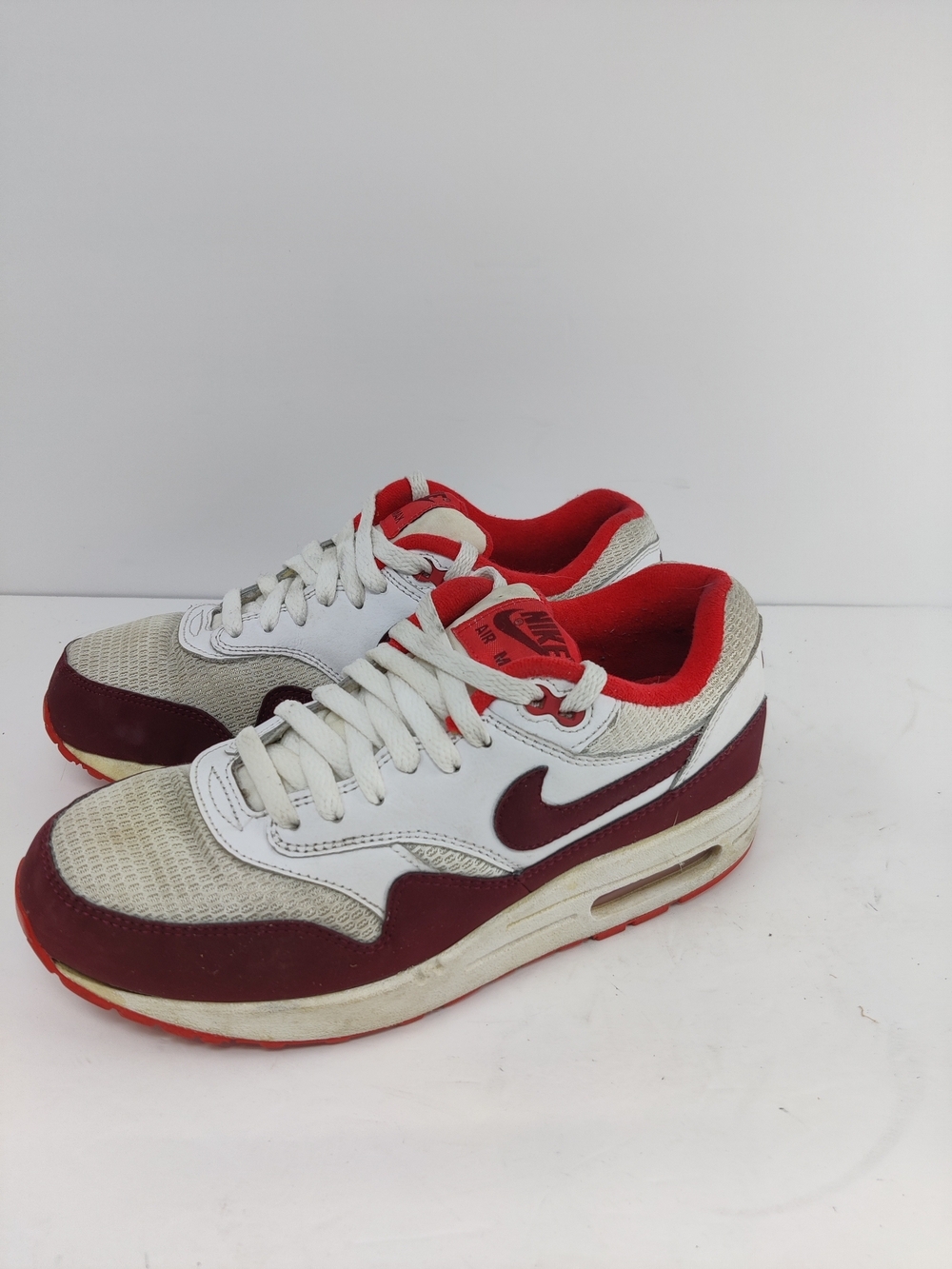 Nike Women’s Air Max 1 Essential Action Sneakers Red Women's Sz US 7.5 - Picture 14 of 14